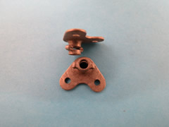 Corner Fixed Steel - Vintage Boots Wing Nut